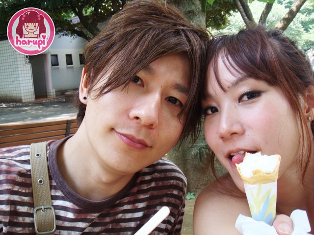 20090805_harupi_uenozoo_icecream_twoshot