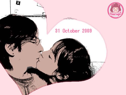 20091031_1st_anniversary_kiss