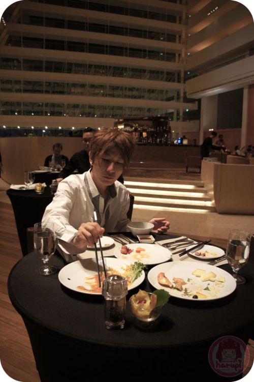 Marina Bay Sands - dinner at Rise restaurant