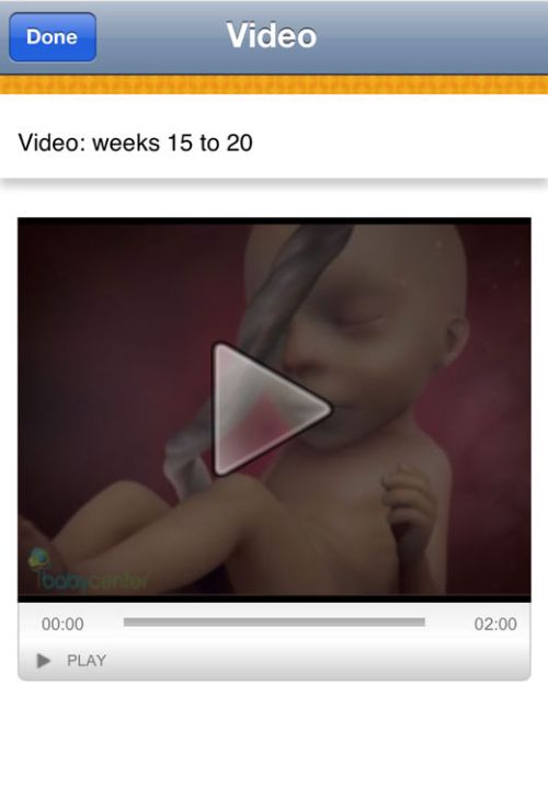 BabyCenter app Movie