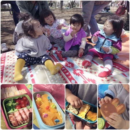 Picnic at Yumemigasaki Zoo Park 夢見ヶ崎動物公園でお花見ピックニック