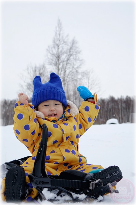 "Ready to go on a ride! Yay!"