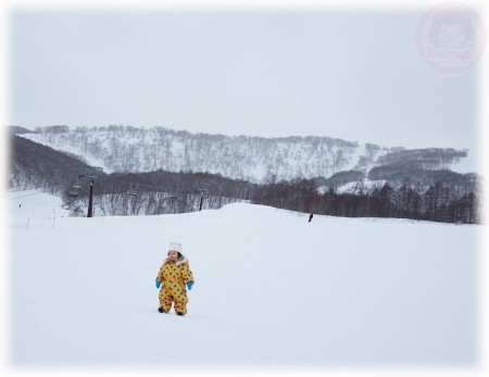 The nature. the snow mountain, and the Little-big-boss