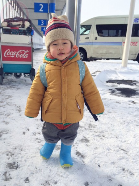 Little-big-boss arriving Hokkaido