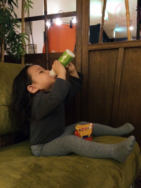 Cold yogurt after a hot bath