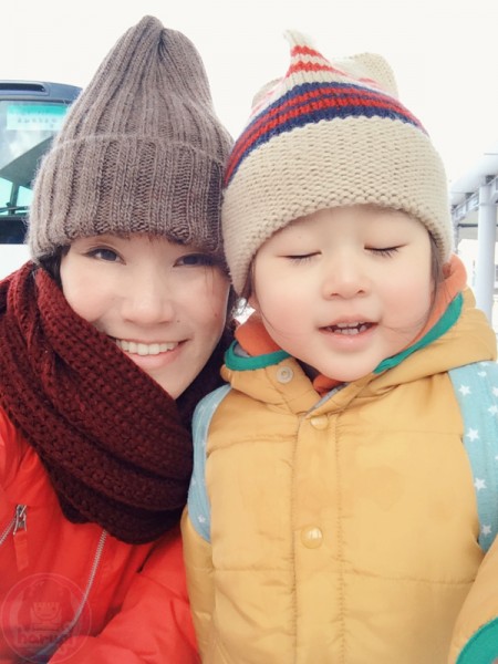 Waiting for the bus at New Chitose Airport