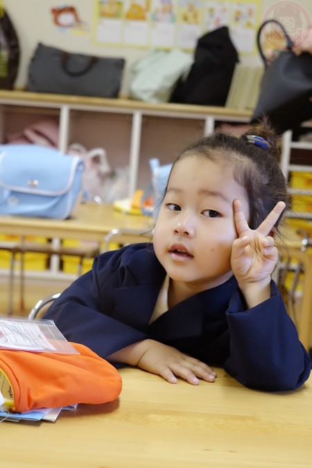 Little-big-boss in the classroom